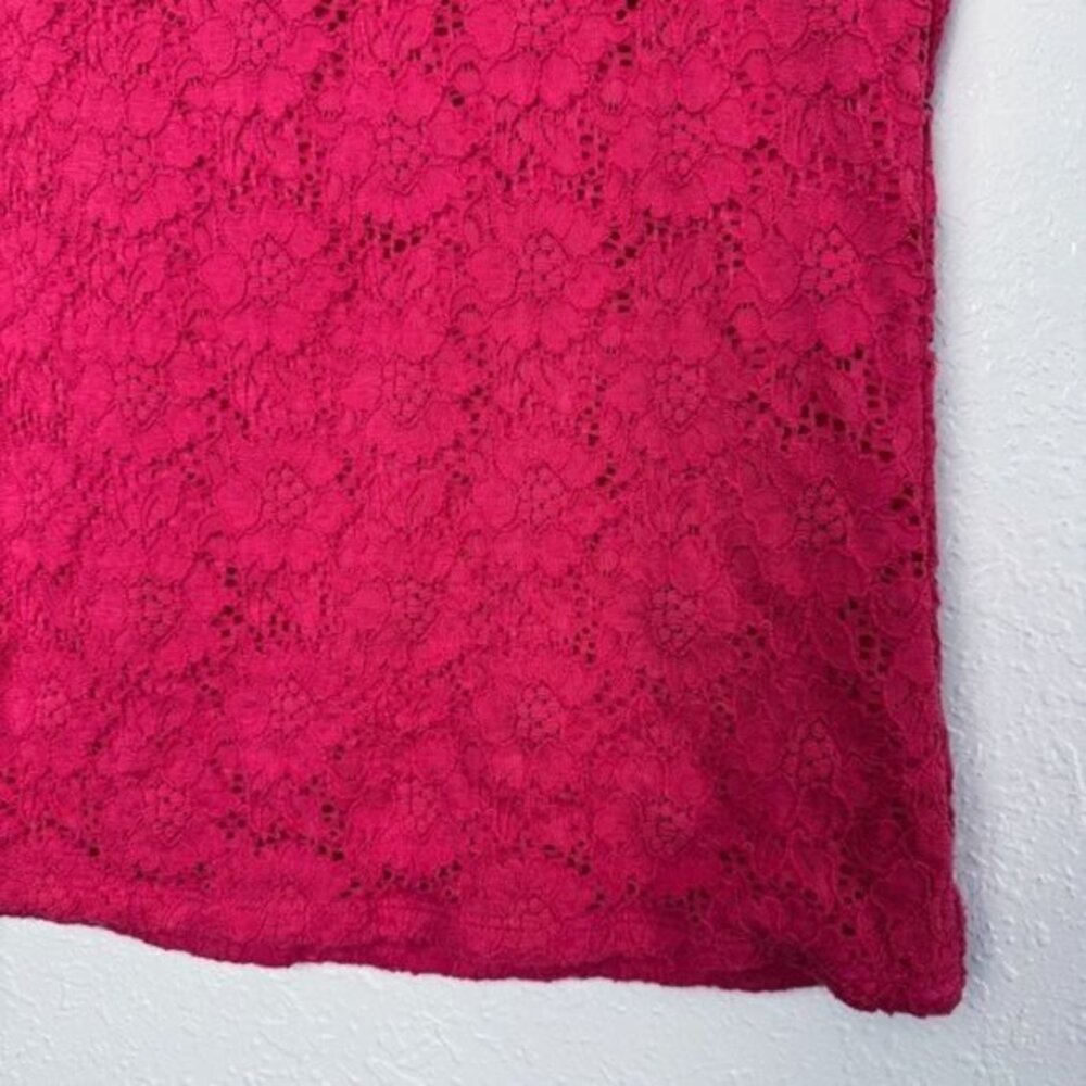White House Black Market purple lace tank top M - Picture 7 of 9